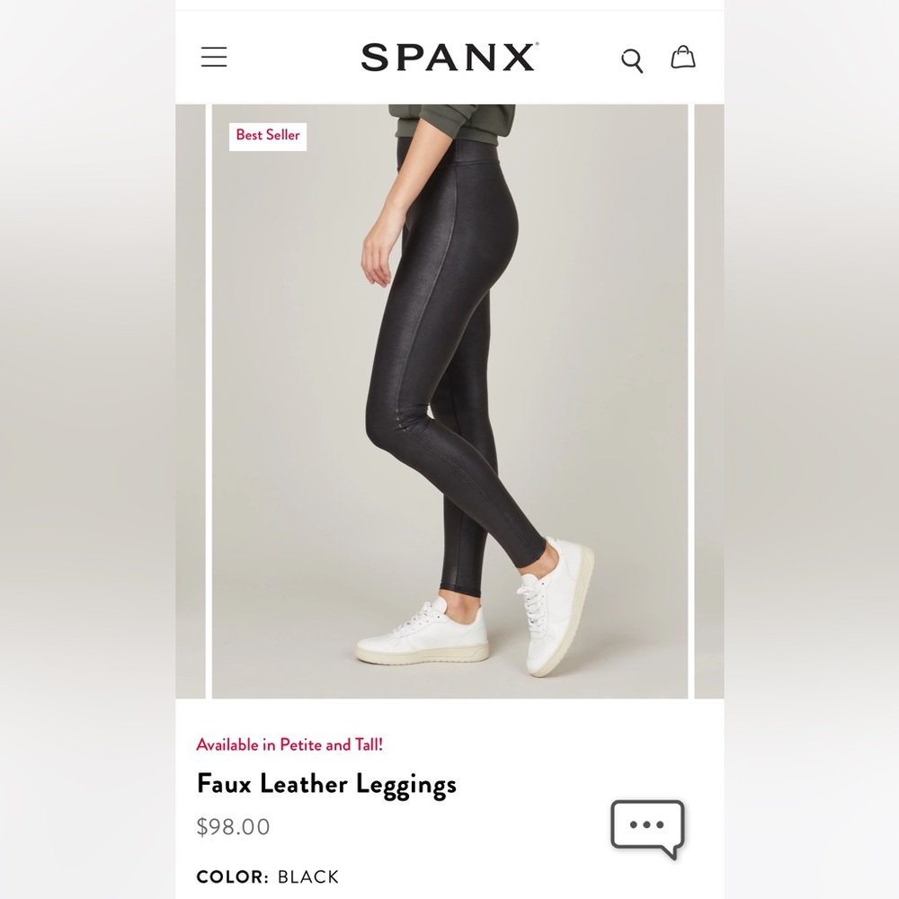 spanx leather leggings - Picture 6 of 7